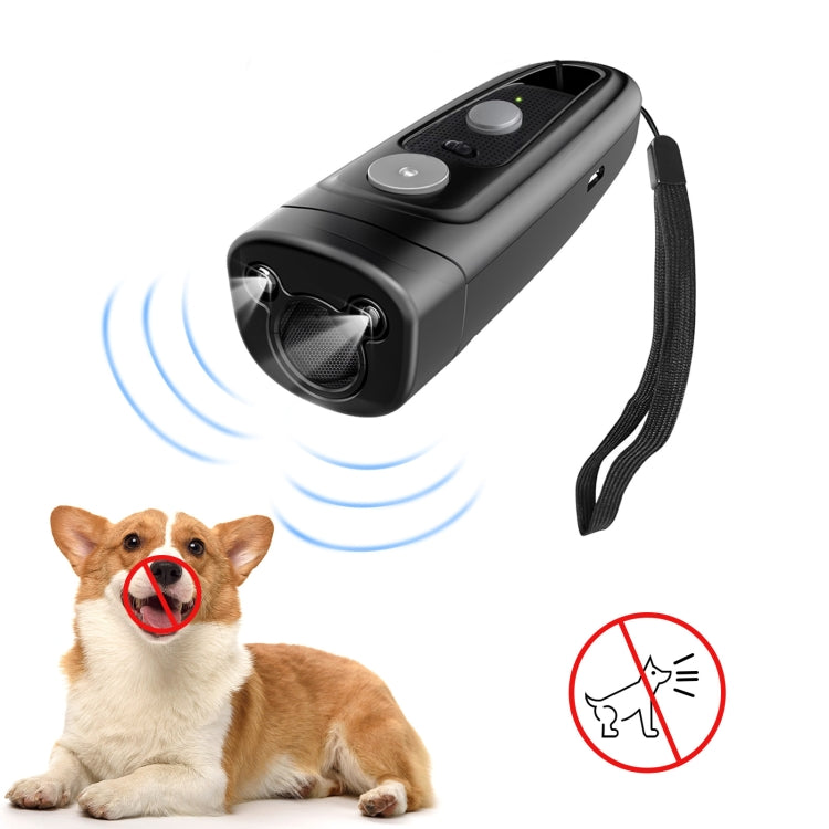 Ultrasonic Dog Repeller Stop Barker Pet Trainer(Black) - Training Aids by PMC TechLife | Online Shopping South Africa | PMC TechLife | Buy Now Pay Later Mobicred