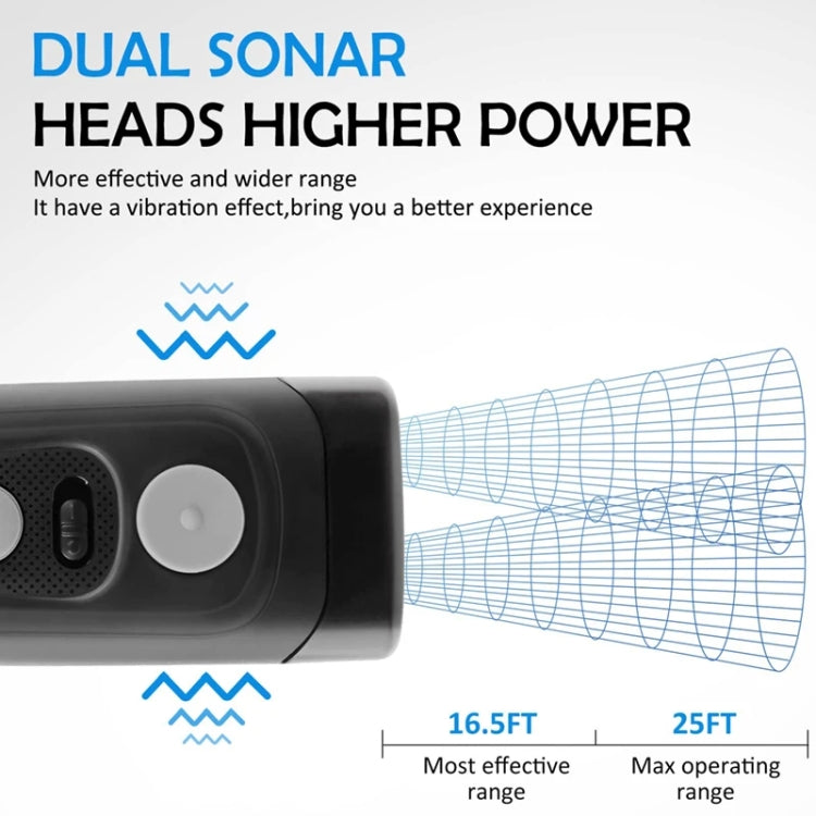 Ultrasonic Dog Repeller Stop Barker Pet Trainer(Black) - Training Aids by PMC TechLife | Online Shopping South Africa | PMC TechLife | Buy Now Pay Later Mobicred