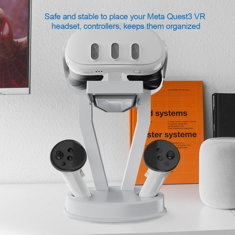 JYS-MQ003 For Meta Quest 3 / 2 VR Glasses Handle Holder Desktop Organizer Accessory(White) - VR Accessories by PMC Jewellery | Online Shopping South Africa | PMC Jewellery