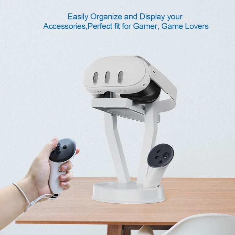JYS-MQ003 For Meta Quest 3 / 2 VR Glasses Handle Holder Desktop Organizer Accessory(White) - VR Accessories by PMC Jewellery | Online Shopping South Africa | PMC Jewellery
