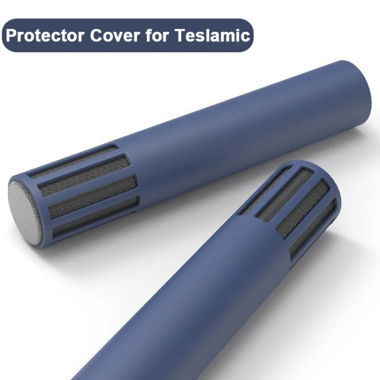 For Teslamic Microphone 1pair Silicone Protective Case Wireless Mic Cover(Advanced Gray) - free shipping - PMC Jewellery - Order now!