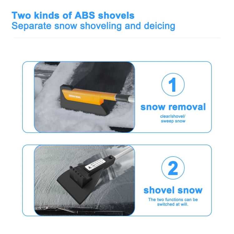 Car Multifunctional Telescopic Snow Shovel Glass Defrost De-icing Brush Winter Cleaning Tools, Spec: Ordinary - Ice Scraper by PMC Jewellery | Online Shopping South Africa | PMC Jewellery | Buy Now Pay Later Mobicred