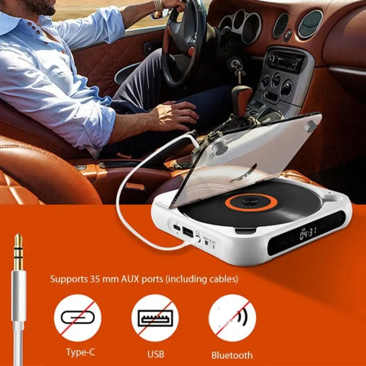 Kecag KC-918 Bluetooth CD Player Rechargeable Touchscreen Headphone Small Music Walkman(Pink) - free shipping - PMC TechLife - Order now!