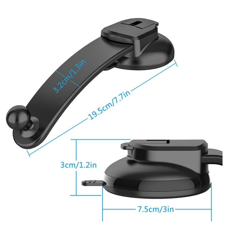 Car Dashboard Suction Cup Double Chuck Mobile Phone Holder(CP-T1) - Car Holders by PMC Jewellery | Online Shopping South Africa | PMC Jewellery | Buy Now Pay Later Mobicred