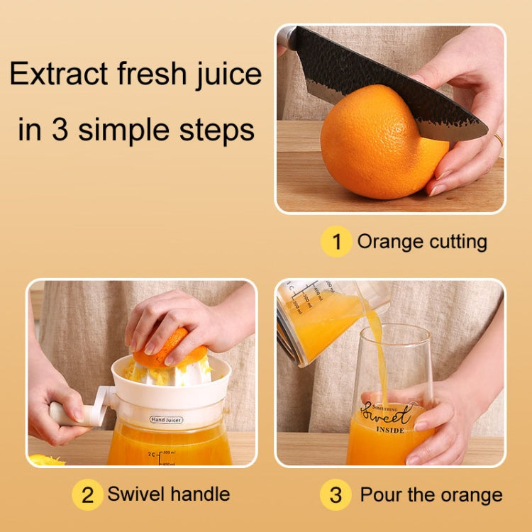Household Manual Juicer Kitchen Hand Crank Fruit Extractor(Green) - Stirrer & Squeezer by PMC TechLife | Online Shopping South Africa | PMC TechLife