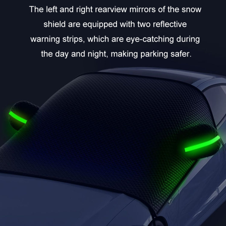 Car Front Windshield Snow and Anti-freeze Thickened Car Cover, Size: Black Yellow Sedan - Window Foils & Solar Protection by PMC Jewellery | Online Shopping South Africa | PMC Jewellery | Buy Now Pay Later Mobicred