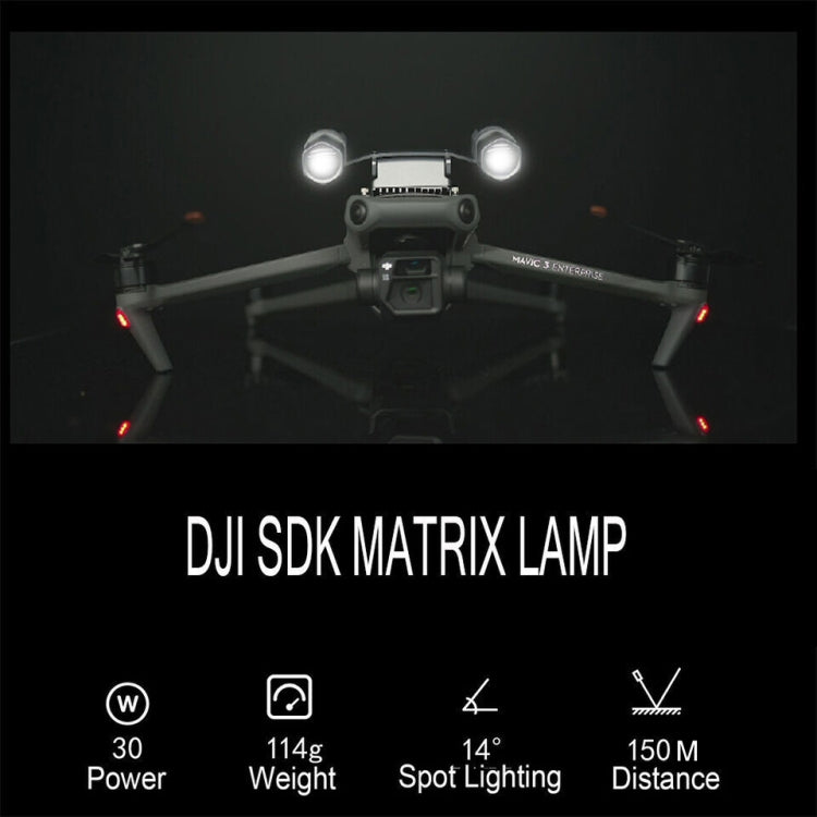 JZ T30 For DJI Mavic 3E / 3T 30W Matrix Lamp Spotlight - Others by JZ | Online Shopping South Africa | PMC Jewellery | Buy Now Pay Later Mobicred