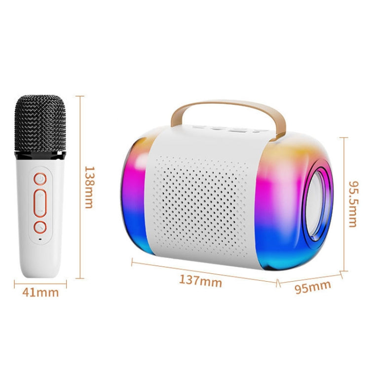 Y5 2 Microphone Portable Bluetooth Speaker Home And Outdoor Wireless Karaoke Audio(Pink) - Microphone by PMC Jewellery | Online Shopping South Africa | PMC Jewellery | Buy Now Pay Later Mobicred