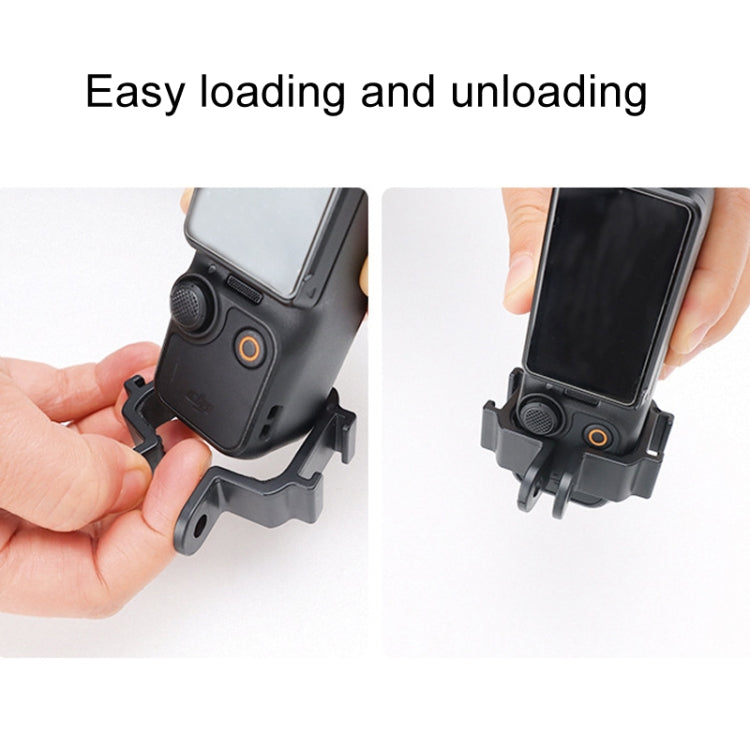 For DJI OSMO Pocket 3 Expansion Bracket Adapter Gimbal Camera Mounting Bracket Accessories, Style: Expand Bracket+Backpack Clip - Mount & Holder by PMC Jewellery | Online Shopping South Africa | PMC Jewellery | Buy Now Pay Later Mobicred