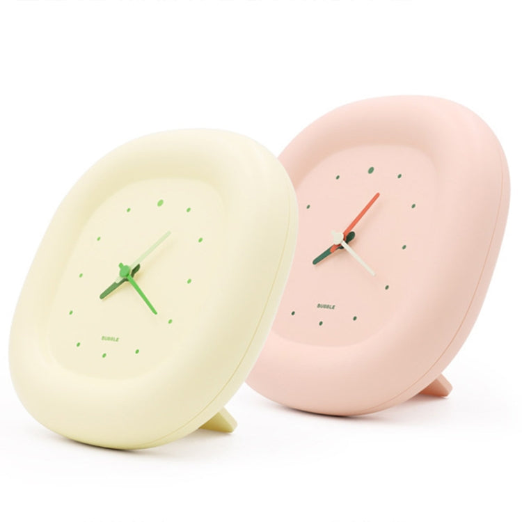 Desktop Wall-mounted Dual-purpose Decorative Silent Bubble Clock(Yellow) - Alarm Clocks by PMc TechLife | Online Shopping South Africa | PMc TechLife | Buy Now Pay Later Mobicred