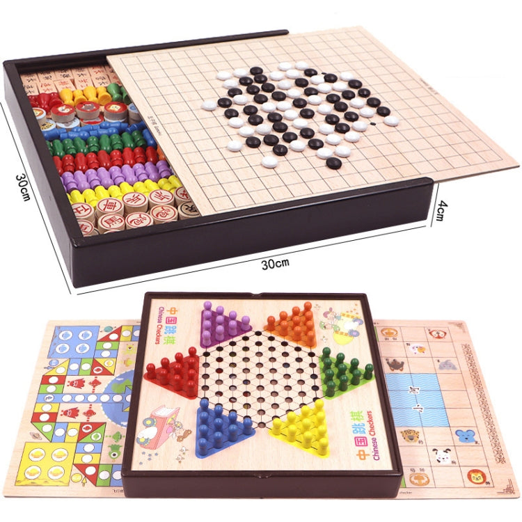 7 in 1 B Model Wooden Multifunctional Parent-Child Interactive Children Educational Chessboard Toy Set - Table Games by PMC Jewellery | Online Shopping South Africa | PMC Jewellery | Buy Now Pay Later Mobicred