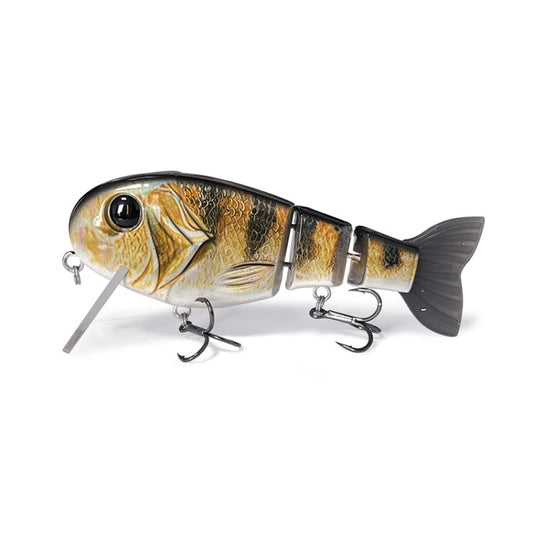 With Tongue Plate 3 Section Bionic Fish Lua Sea Fishing Freshwater Universal Floating Fake Bait(LK088-03) - Fishing Lures by PMC Jewellery | Online Shopping South Africa | PMC Jewellery | Buy Now Pay Later Mobicred