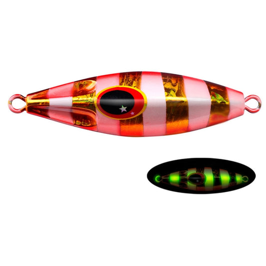 PROBEROS LF124 Deep Sea Iron Plate Lead Fish Fishing Lure Slow Sinking Rocking Luminous Boat Fishing Bait, Size: 80g(Color C) - Fishing Lures by PROBEROS | Online Shopping South Africa | PMC Jewellery | Buy Now Pay Later Mobicred