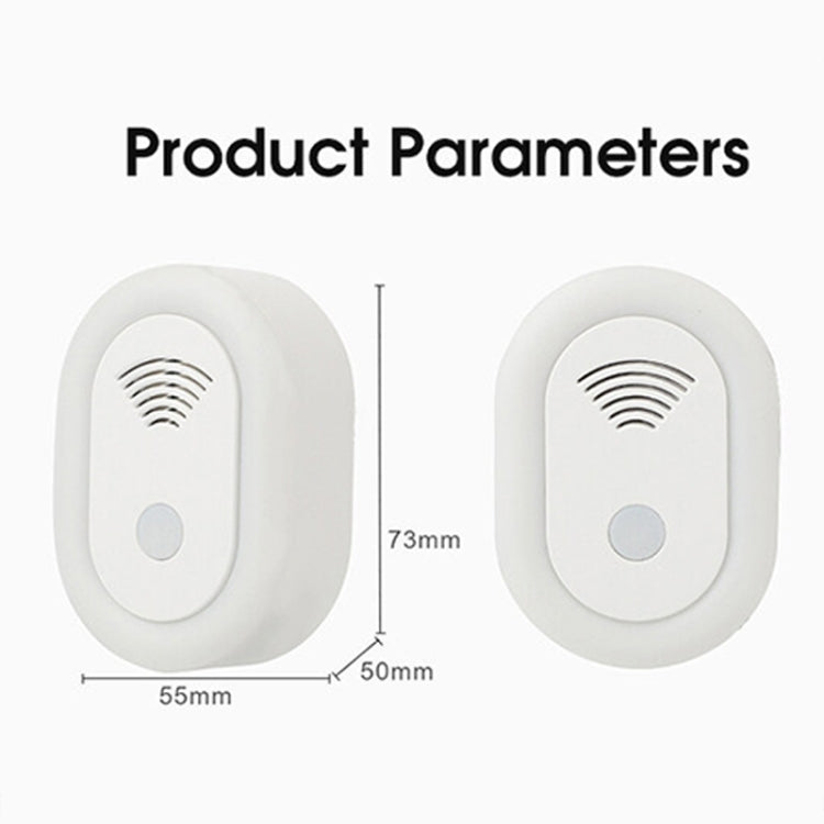 Adjustable Night Light Ultrasonic Mosquito Repeller Mini Home Electronic Mouse Repeller, Spec: US Plug(White) - Repellents by PMC Jewellery | Online Shopping South Africa | PMC Jewellery