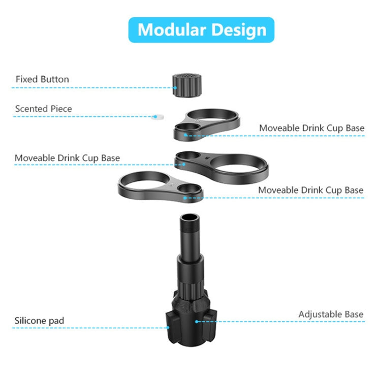 Multi-functional Car Mug Drink Holder Modified Coasters - Car Drink Holders by PMC Jewellery | Online Shopping South Africa | PMC Jewellery | Buy Now Pay Later Mobicred