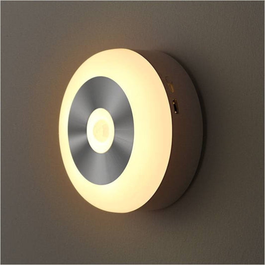 Smart Sensor Night Light Infrared Sensor Corridor Aisle Light, Spec: Charging Model(Warm White) - Sensor LED Lights by PMC Jewellery | Online Shopping South Africa | PMC Jewellery | Buy Now Pay Later Mobicred