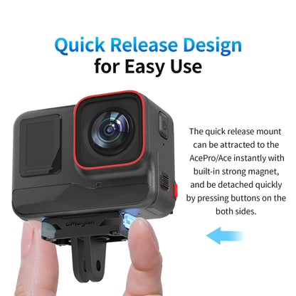 For Insta360 Ace / Ace Pro aMagisn Magnetic Quick Release Plastic Accessories Sports Camera Accessories - Others by aMagisn | Online Shopping South Africa | PMC Jewellery | Buy Now Pay Later Mobicred