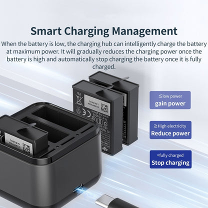 For DJI Osmo Action 4 / 3 AMagisn Battery Charger Seat - Cable & Charger by aMagisn | Online Shopping South Africa | PMC Jewellery | Buy Now Pay Later Mobicred