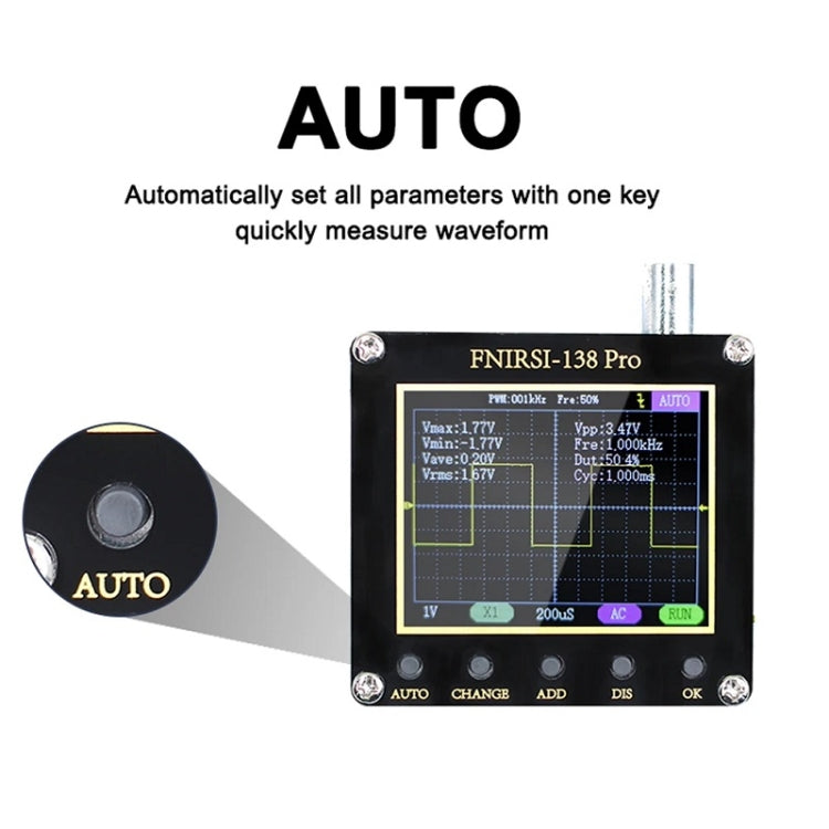 FNIRSI Handheld Small Teaching Maintenance Digital Oscilloscope, Specification: Upgrade Without Battery - Other Tester Tool by FNIRSI | Online Shopping South Africa | PMC TechLife | Buy Now Pay Later Mobicred