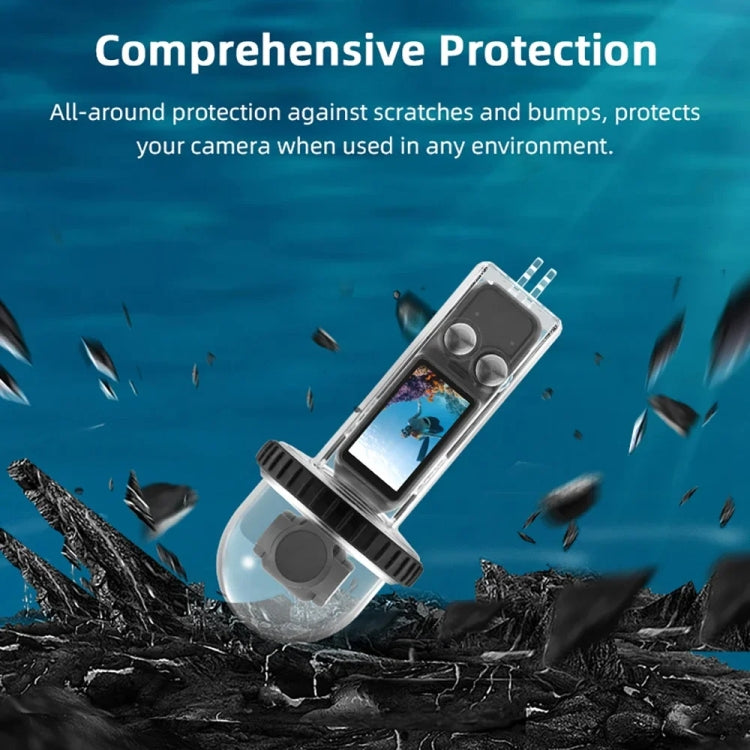 For DJI Osmo Pocket 3 BRDRC 40m Depth Waterproof Case Diving Housing Cover(Black Handle) - free shipping - PMC TechLife - Order now!