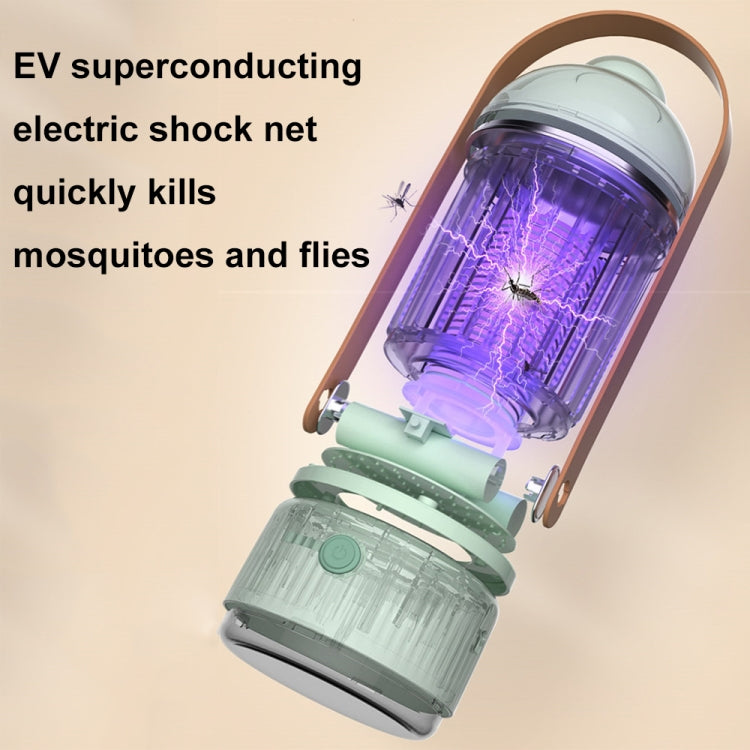 Electric Shock Type Home Night Light Mosquito Killer Outdoor Camping Lamp, Spec: 4000 mAh(Green) - Repellents by PMC Jewellery | Online Shopping South Africa | PMC Jewellery | Buy Now Pay Later Mobicred