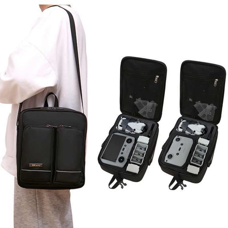 For DJI Mini 4 Pro BKANO Storage Bag Shoulder Bag Messenger Bag Suitcase(Black) - Carry Cases & Bags by BKANO | Online Shopping South Africa | PMC TechLife | Buy Now Pay Later Mobicred
