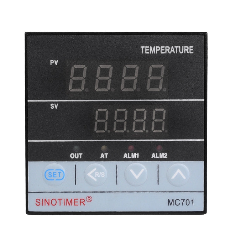 SINOTIMER MC701 Universal Input Short Case PID Intelligent Temperature Controller Meter Heating Cooling Relay SSR Solid State Output - Thermostat & Thermometer by SINOTIMER | Online Shopping South Africa | PMC Jewellery | Buy Now Pay Later Mobicred