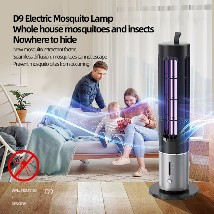 D9 Portable UV Anti Mosquito Lamp Rechargeable Mute Fly Trap with 3-speed Timing(Black) - Repellents by PMC TechLife | Online Shopping South Africa | PMC TechLife | Buy Now Pay Later Mobicred