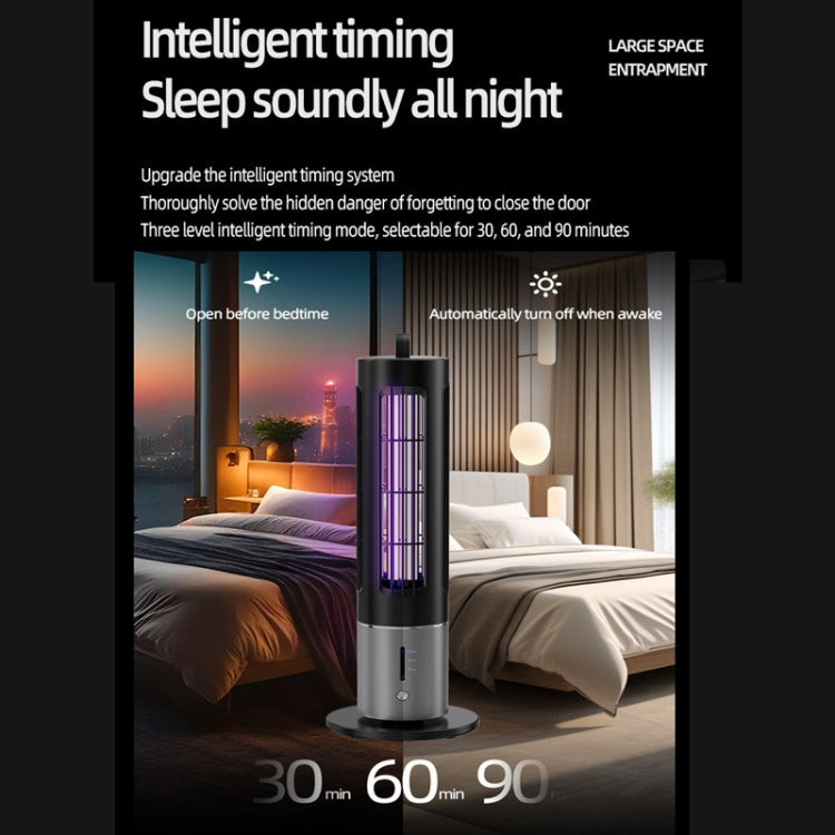 D9 Portable UV Anti Mosquito Lamp Rechargeable Mute Fly Trap with 3-speed Timing(Black) - Repellents by PMC TechLife | Online Shopping South Africa | PMC TechLife | Buy Now Pay Later Mobicred