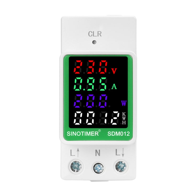 SINOTIMER DIN Rail AC Digital Display Current Voltage Power Electricity Multi-Function Tester, Model: SDM012-RS485 - Current & Voltage Tester by SINOTIMER | Online Shopping South Africa | PMC Jewellery | Buy Now Pay Later Mobicred