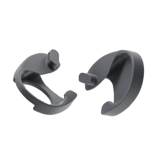 For Apple Vision Pro 1pair Dual Headwear Strap Buckle Knitting Use Accessories(Black) - VR Accessories by PMC Jewellery | Online Shopping South Africa | PMC Jewellery | Buy Now Pay Later Mobicred