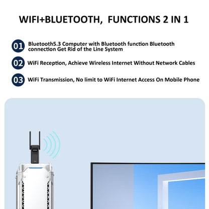 COMFAST CF-943F 900Mbps Wifi6 Bluetooth Network Card 2.4G/5G USB Adapter - USB Network Adapter by COMFAST | Online Shopping South Africa | PMC Jewellery | Buy Now Pay Later Mobicred