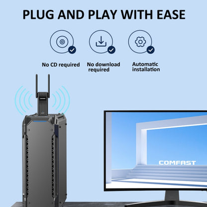 COMFAST CF-943F 900Mbps Wifi6 Bluetooth Network Card 2.4G/5G USB Adapter - USB Network Adapter by COMFAST | Online Shopping South Africa | PMC Jewellery | Buy Now Pay Later Mobicred