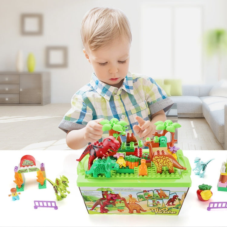 294 37pcs /Box Children Dinosaur Building Block Paradise Large Particle Assembly Household Toys - Building Blocks by PMC Jewellery | Online Shopping South Africa | PMC Jewellery | Buy Now Pay Later Mobicred