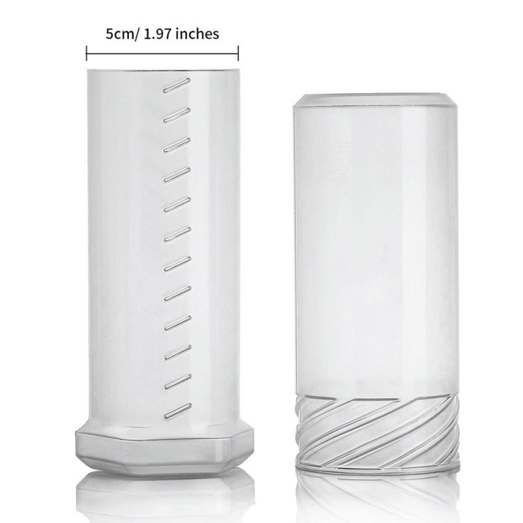 Transparent Plastic Travel Beard Brush Storage Tube - Accessories by PMC TechLife | Online Shopping South Africa | PMC TechLife | Buy Now Pay Later Mobicred
