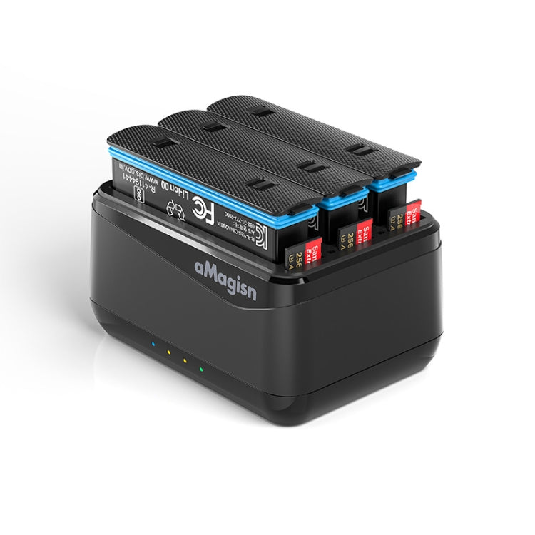 For Insta360 X4 AMagisn Battery Charger Charging Seat Camera Accessories - free shipping - PMC TechLife - Order now!