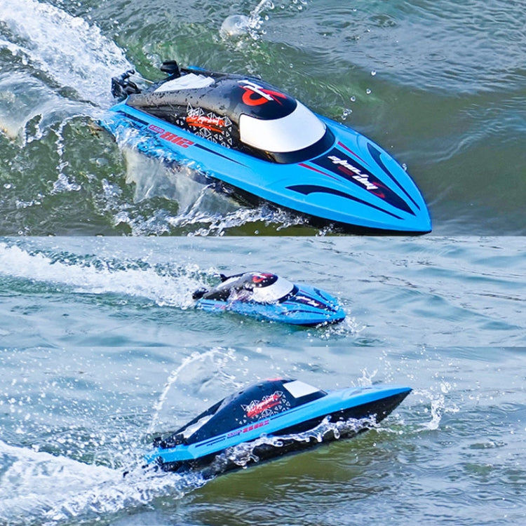 812 High-Speed RC Boat Large Horsepower Speedboat Long Endurance Waterproof Boys Water Toy Dual Batteries(Blue) - RC Boats by PMC Jewellery | Online Shopping South Africa | PMC Jewellery | Buy Now Pay Later Mobicred