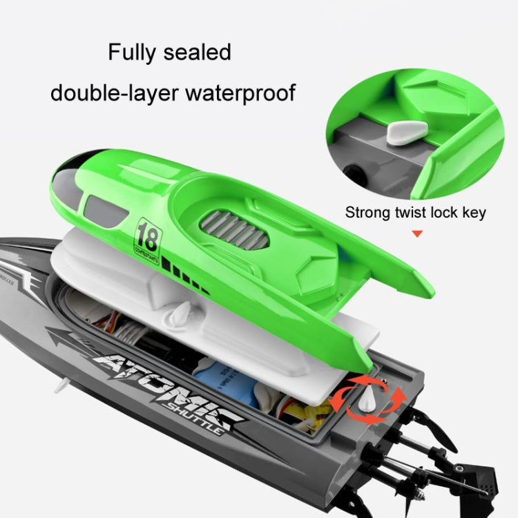 EB02 2.4G Wireless RC Boat Circulating Water-Cooled High-Speed Speedboat Racing Boat Model Toy(Orange) - RC Boats by PMC Jewellery | Online Shopping South Africa | PMC Jewellery | Buy Now Pay Later Mobicred