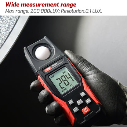 TASI TA630A Integrated Digital Light Meter Illuminance Lux Meter Backlight LCD Display 0.1-200000LUX/0.01-20000FC Light Sensor Tester - Light & Sound Meter by TASI | Online Shopping South Africa | PMC Jewellery | Buy Now Pay Later Mobicred