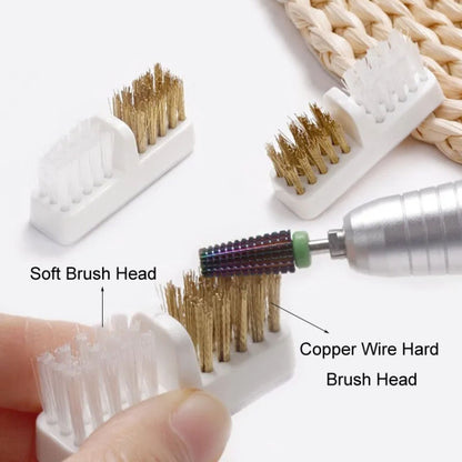 Nail Polish Machine Grinder Cleaning Brush Manicure Drill Bit Steel Wire Brush - Grinding Tools & Accessories by PMC Jewellery | Online Shopping South Africa | PMC Jewellery | Buy Now Pay Later Mobicred