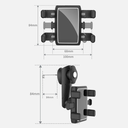 Car Multifunctional 360-degree Rotating Mobile Phone Holder(Air Outlet Model) - Car Holders by PMC Jewellery | Online Shopping South Africa | PMC Jewellery | Buy Now Pay Later Mobicred