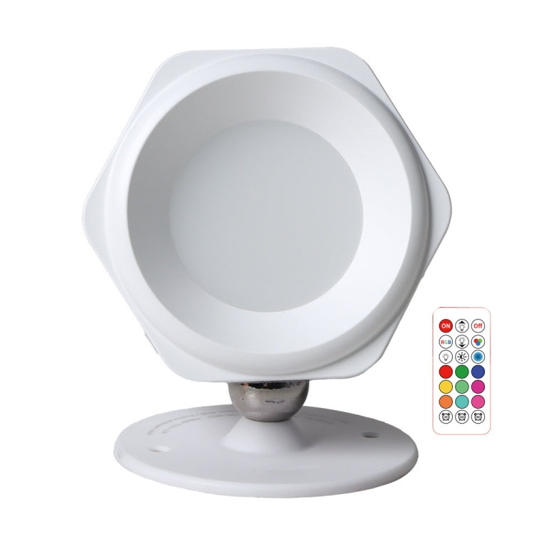 JSK-C38 Rechargeable Double Side Lighted Magnetic Wall Lamp Remote Control Night Light(White) - Wall Lamps by PMc TechLife | Online Shopping South Africa | PMc TechLife | Buy Now Pay Later Mobicred