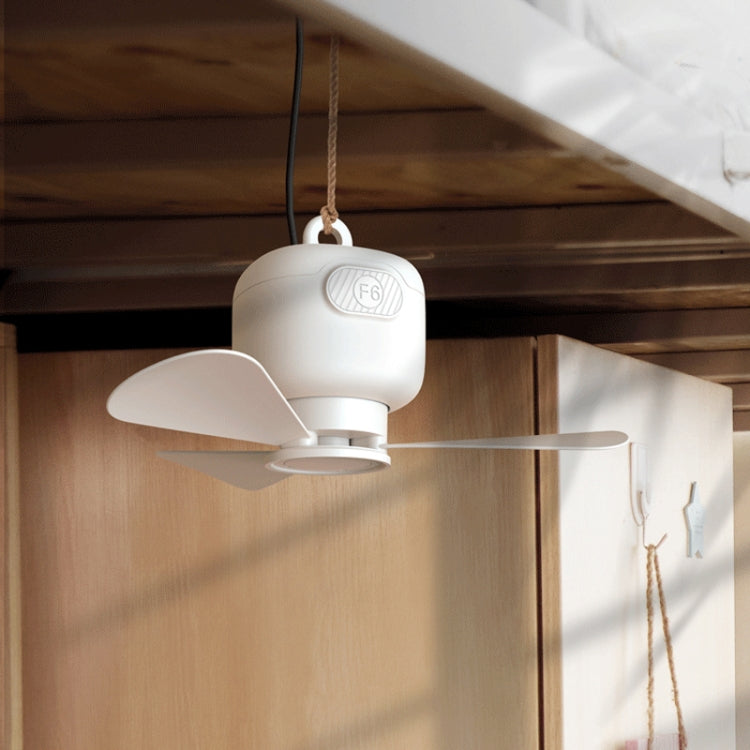 USB Plug-in Version Small Ceiling Fan Camping Outdoor Portable Hanging Fan(White) - Electric Fans by PMC TechLife | Online Shopping South Africa | PMC TechLife | Buy Now Pay Later Mobicred