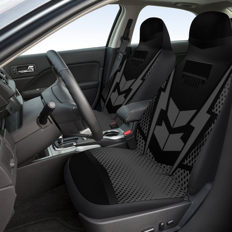 Car Universal Printed Seat Protector Automobile Decoration Supplies(Black) - Seat Accessories by PMC TechLife | Online Shopping South Africa | PMC TechLife | Buy Now Pay Later Mobicred