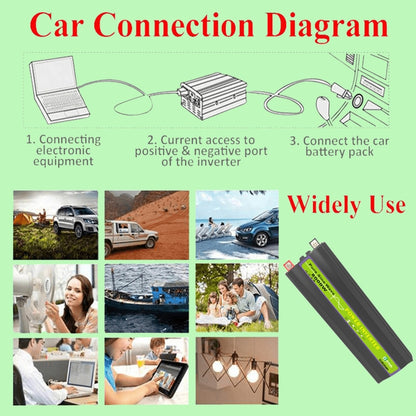 Gurxun 60V-220V 8000W Pure Sine Wave Inverter Car Single Digital Display Voltage Converter - Pure Sine Wave by Gurxun | Online Shopping South Africa | PMC Jewellery | Buy Now Pay Later Mobicred