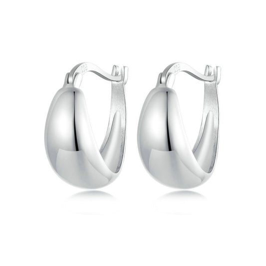 S925 Sterling Silver Metallic Earrings(BSE967) - Stud Earrings & Earrings by PMC Jewellery | Online Shopping South Africa | PMC Jewellery | Buy Now Pay Later Mobicred