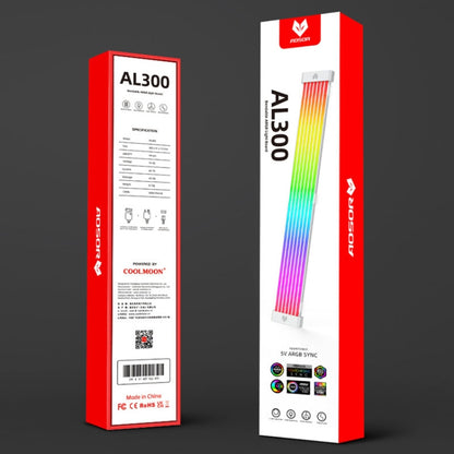 AOSOR AL300 Computer Glow Line ARGB Neon Cable Motherboard Chassis Light Strip Light Board Decoration(Black) - PCIE Cable by AOSOR | Online Shopping South Africa | PMC Jewellery | Buy Now Pay Later Mobicred