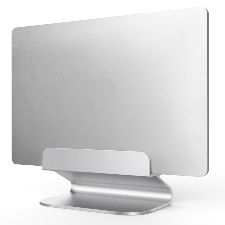 AhaStyle ST07 Laptop Stand Tablet Vertical Aluminum Desktop Storage Base(Silver) - free shipping - PMC Jewellery - Order now!