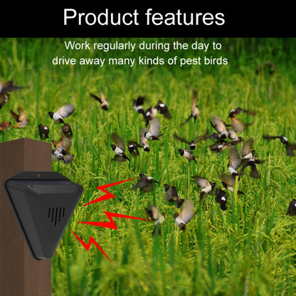 N911Q Solar Bird Repeller Orchard And Fish Pond Animal Repellent(Black) - Outdoor Insect Repellent by PMC Jewellery | Online Shopping South Africa | PMC Jewellery | Buy Now Pay Later Mobicred