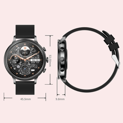 V60 1.39 Inch Health Monitoring Multifunctional Waterproof Bluetooth Call Smart Watch, Color: Silver - Smart Watches by PMC Jewellery | Online Shopping South Africa | PMC Jewellery | Buy Now Pay Later Mobicred